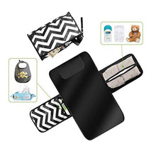 Load image into Gallery viewer, Portable Changing Station For Newborn Baby Infant - Lightweight Travel Home Diaper Changer Mat With Pockets - Waterproof &amp; Fol
