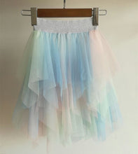Load image into Gallery viewer, Mother Daughter Lace Tutu Skirt Mom and Daughter Dress Sisters Clothes Children's Veil Irregular Princess Dress Matching Family

