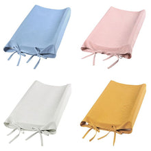 Load image into Gallery viewer, Soft Reusable Changing Pad Cover Breathable Infant Changing Table Sheets Cover
