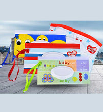 Load image into Gallery viewer, Clutch and Clean Wipes Carrying Case Eco-friendly Wet Wipes Bag Clamshell Cosmetic Pouch Easy-carry Snap-strap Wipes Container
